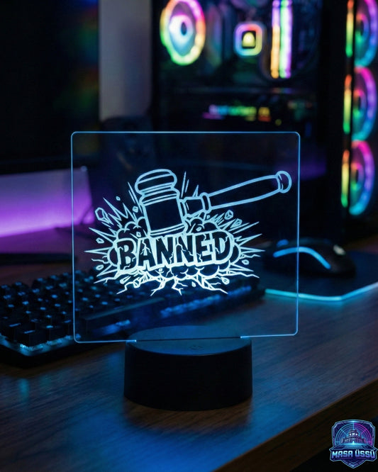 BANLANDIN TEMALI MASA ÜSTÜ RGB DEKARASYON