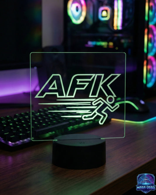 AFK TEMALI MASA ÜSTÜ RGB DEKARASYON