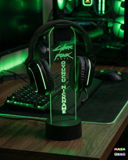 Cyberpunk 2077 TEMALI KULAKLIK STANDI