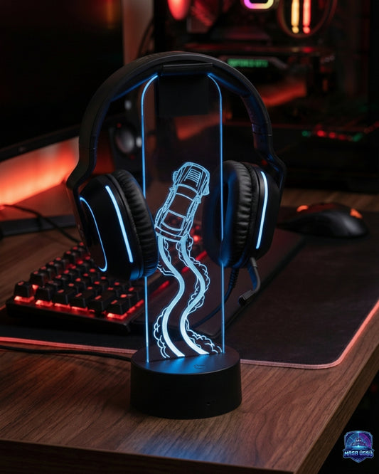 DRİFT TEMALI RGB KULAKLIK TUTACAĞI