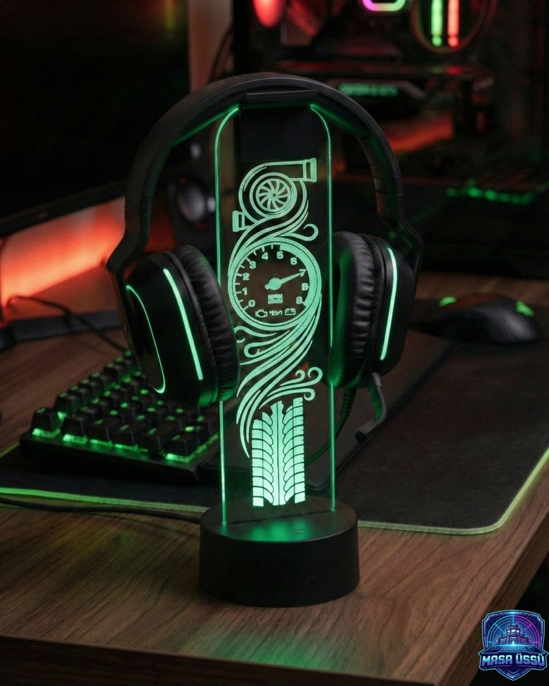 ARABA KADRAN TEMALI RGB KULAKLIK TUTACAĞI
