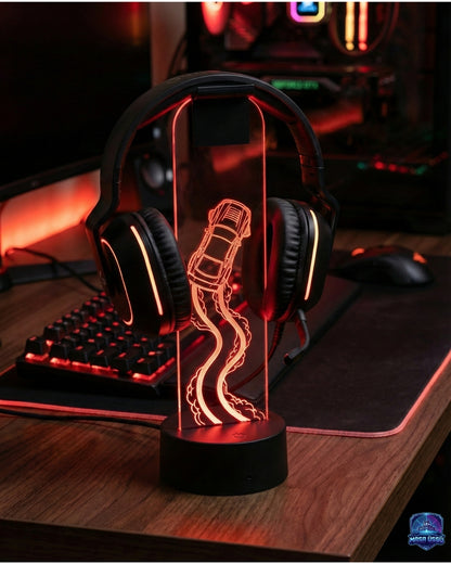 DRİFT TEMALI RGB KULAKLIK TUTACAĞI