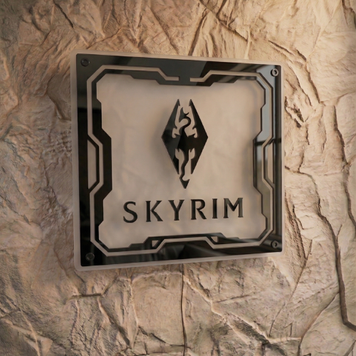 SKYRIM Temalı Akıllı RGB Duvar Dekoru