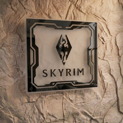SKYRIM Temalı Akıllı RGB Duvar Dekoru