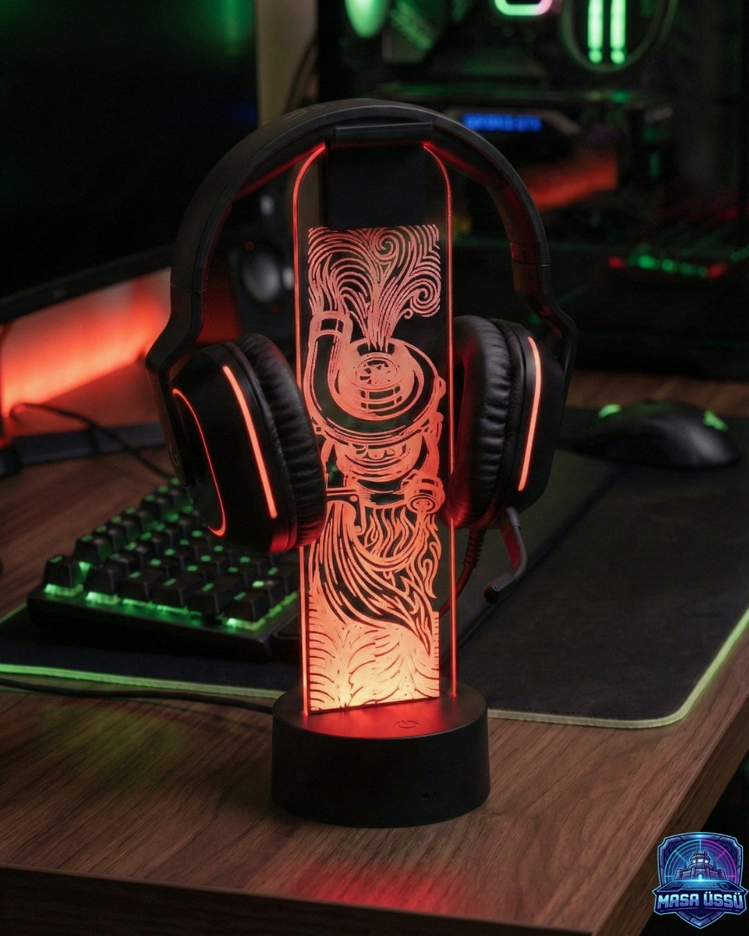 ARABA TURBO TEMALI RGB KULAKLIK TUTACAĞI