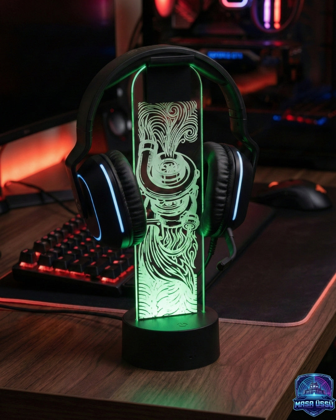 ARABA TURBO TEMALI RGB KULAKLIK TUTACAĞI