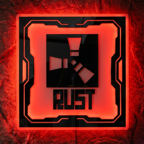RUST Temalı Akıllı RGB Duvar Dekoru
