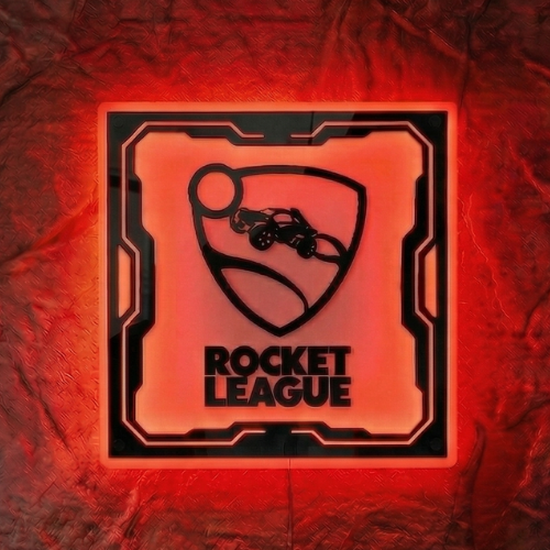 ROCKET LEAGUE Temalı Akıllı RGB Duvar Dekoru