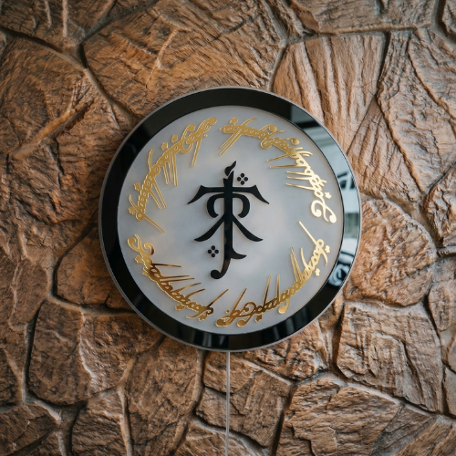Yüzüklerin Efendisi Tolkien Tasarımlı Işıklı Duvar DEKARASYONU