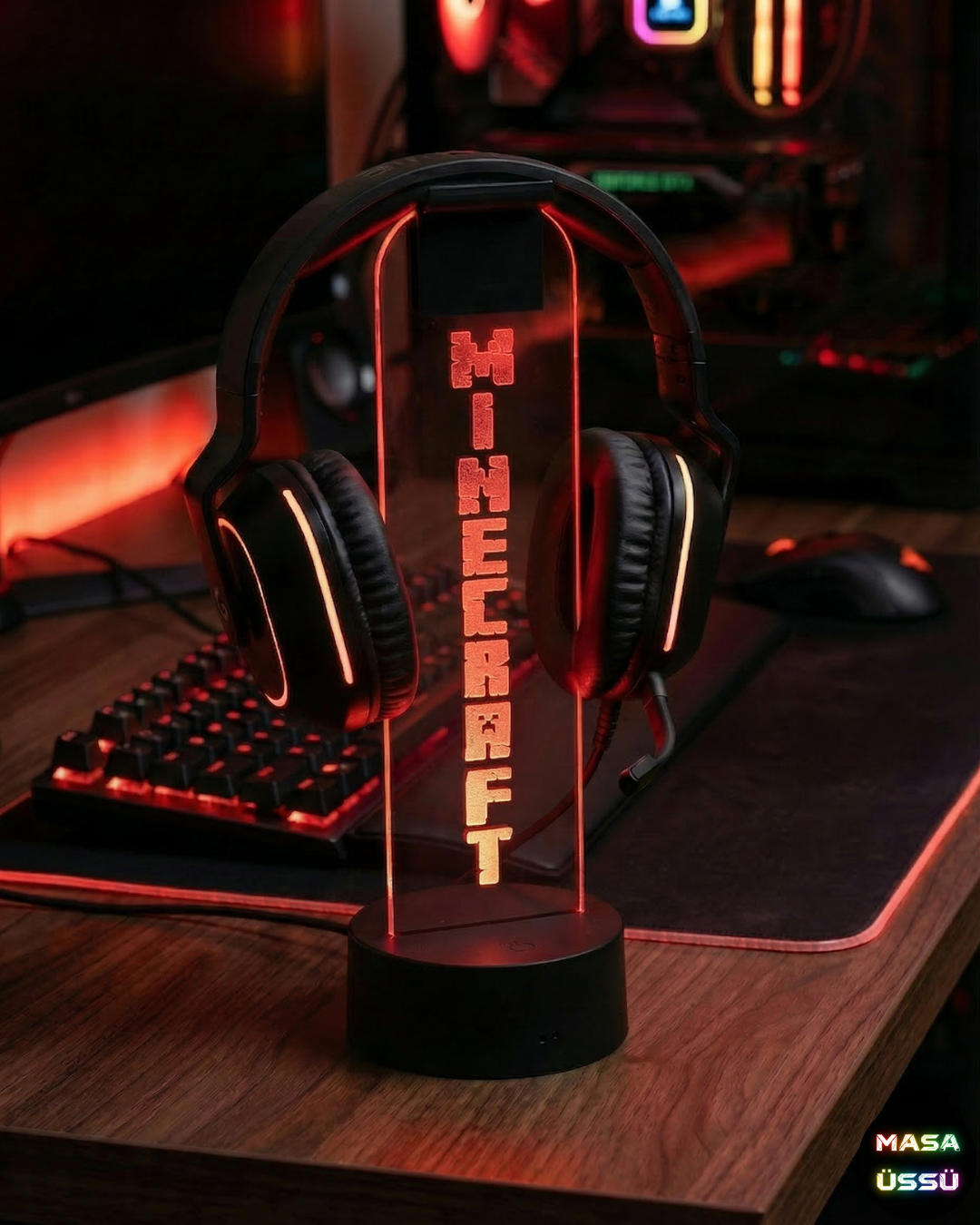 Minecraft TEMALI KULAKLIK STANDI