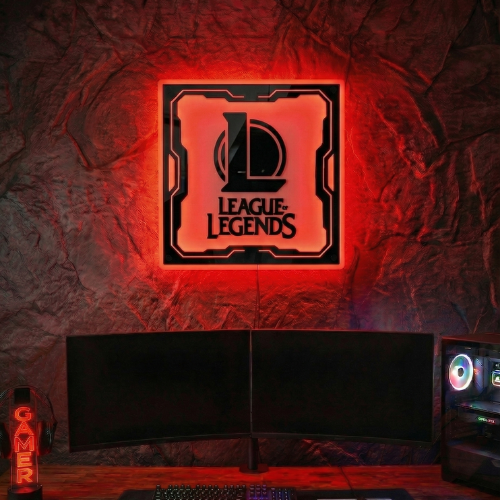 League of Legends Temalı Akıllı RGB Duvar Dekoru