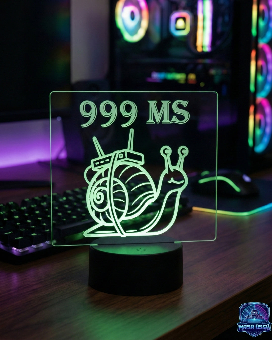 999 MS TEMALI MASA ÜSTÜ RGB DEKARASYON