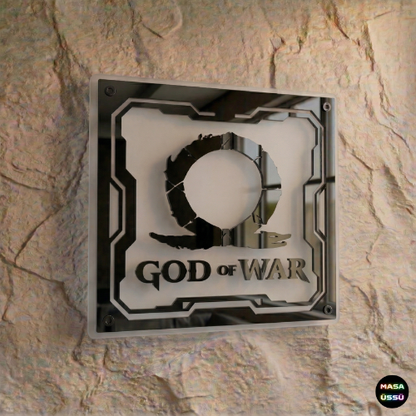 GOD OF WAR Temalı Akıllı RGB Duvar Dekoru