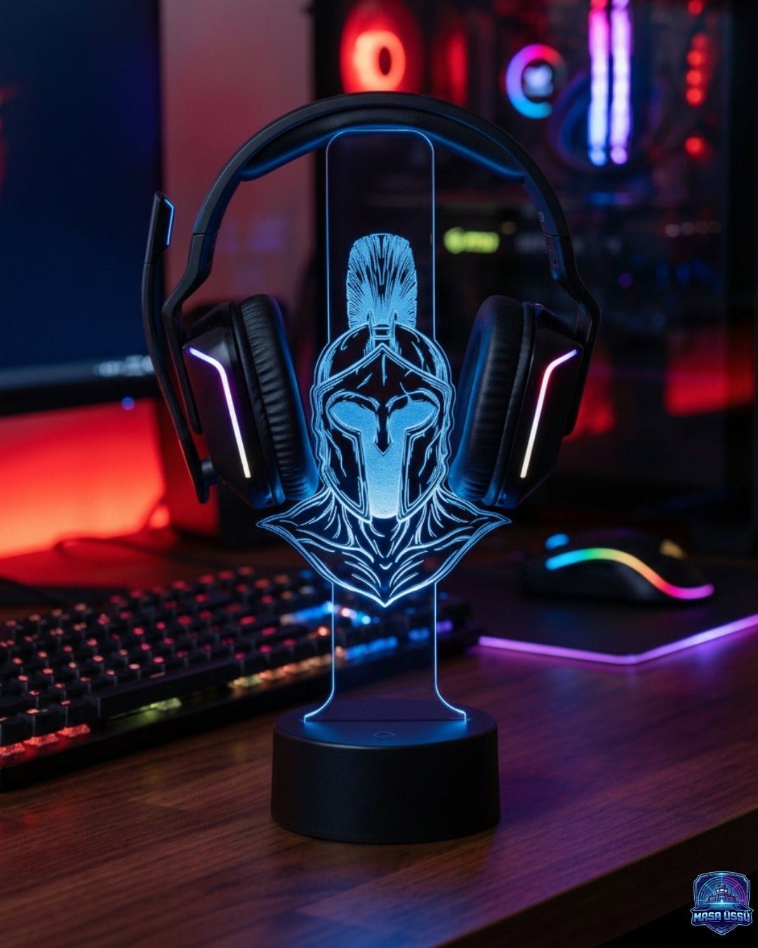 SPARTALI TEMALI RGB KULAKLIK TUTACAĞI
