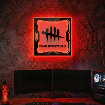 DEAD BY DAYLIGHT Temalı Akıllı RGB Duvar Dekoru
