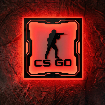CS GO Temalı Akıllı RGB Duvar Dekoru
