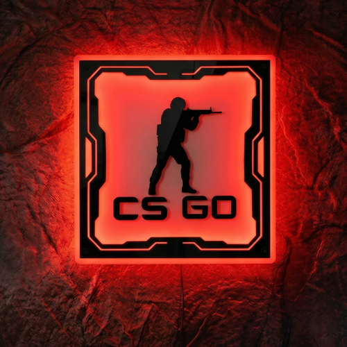 CS GO Temalı Akıllı RGB Duvar Dekoru