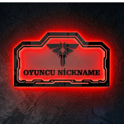 Kişiye Özel The Last of Us Temalı Akıllı RGB Duvar Dekoru
