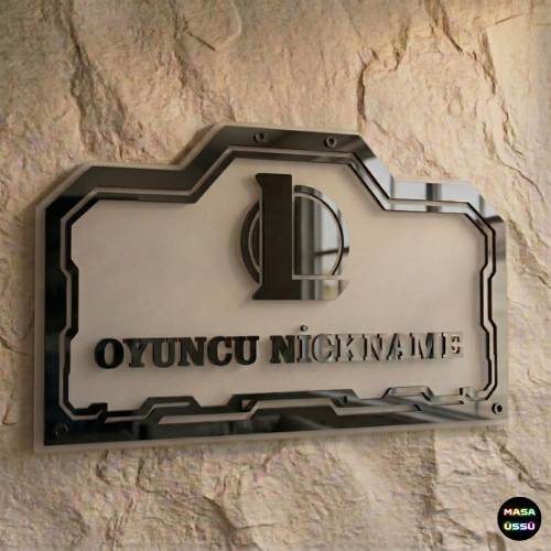 Kişiye Özel League of Legends Temalı Akıllı RGB Duvar Dekoru