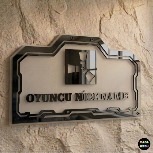 Kişiye Özel RUST Temalı Akıllı RGB Duvar Dekoru