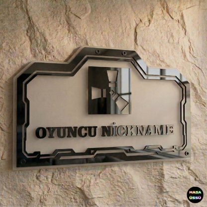 Kişiye Özel RUST Temalı Akıllı RGB Duvar Dekoru
