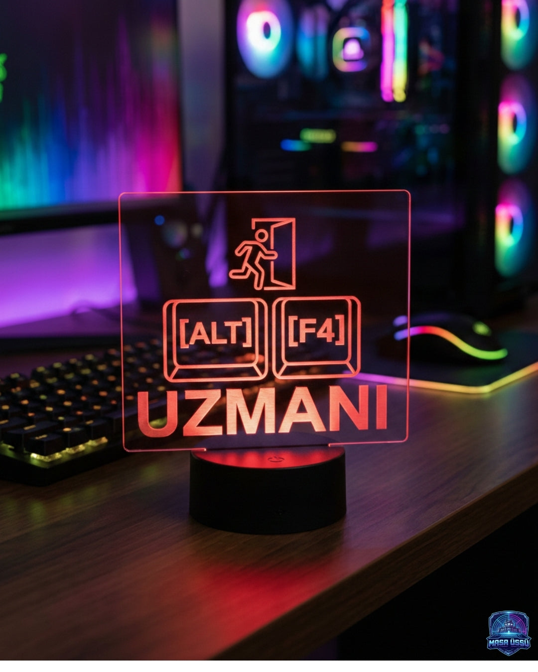 ALT F4 UZMANI MASA ÜSTÜ RGB DEKARASYON