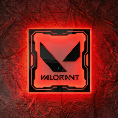 VALORANT Temalı Akıllı RGB Duvar Dekoru